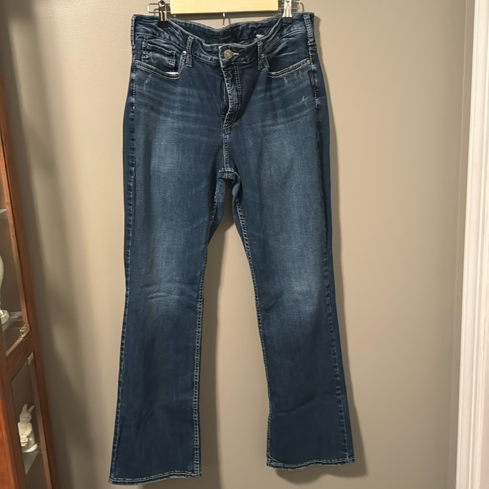 Silver Avery slim boot
